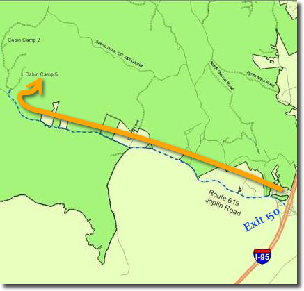 Directions to Camp Round Meadow